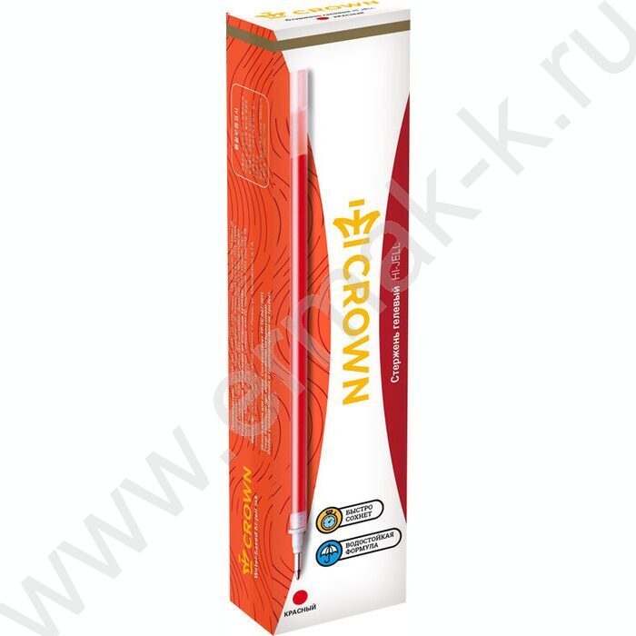 Стержень гел. красный 138мм 0,5мм "Hi-Jell"  | Фото 2