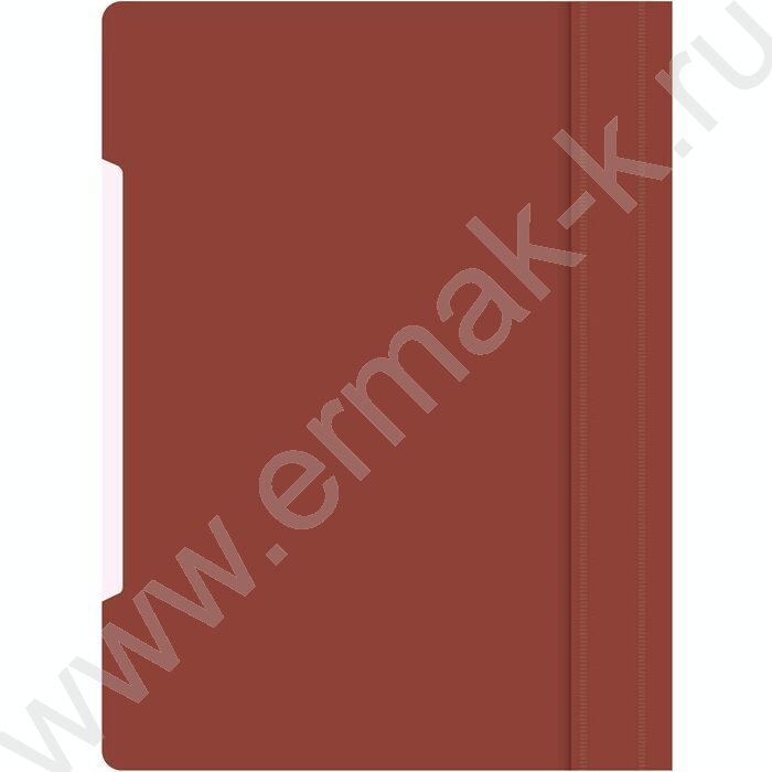 Скоросшиватель пл коричневый прозрач.верх.лист | Фото 2