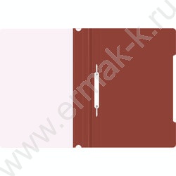 Скоросшиватель пл коричневый прозрач.верх.лист | Фото 3