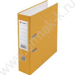 Файл 80мм PP собранный метал.окантовка желтый с карманом | Фото 1