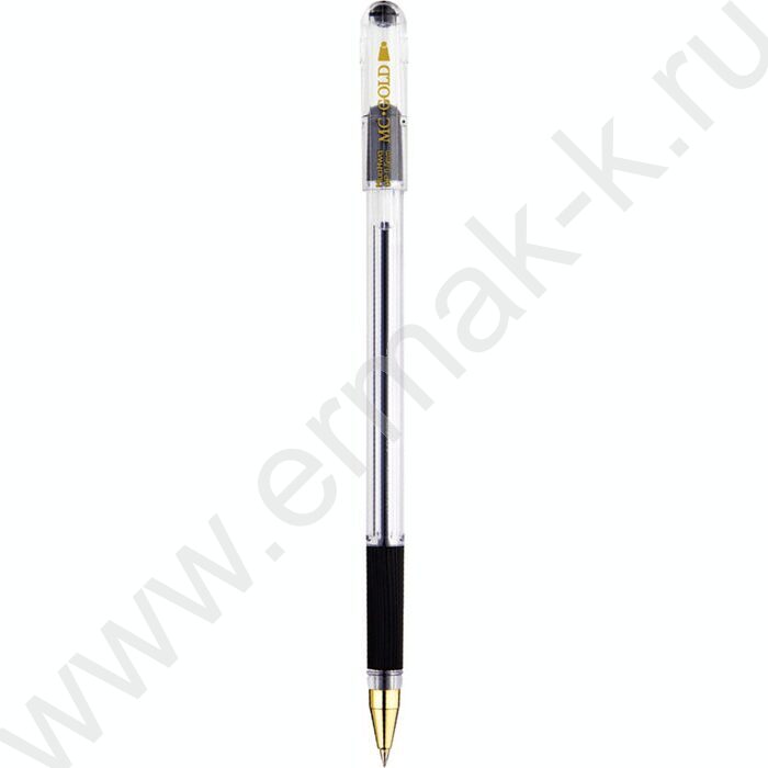 Ручка шар черная 0,5мм на масл.основе "MC Gold" /рез.держатель | Фото 1