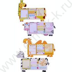 Бумага д/записей  c липким краем 4 блока полос + 1 блок прямоугольный + 1 квадратный блок | Фото 1