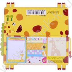 Бумага д/записей  c липким краем 4 блока полос + 1 блок прямоугольный + 1 квадратный блок | Фото 2