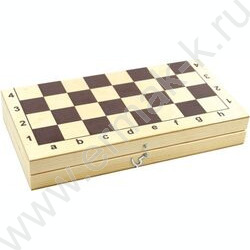 Шахматы пластмассовые в деревянной упаковке (поле 29см*29см) | Фото 1