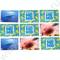 Мемо Водный мир 50 карточек | Фото 1