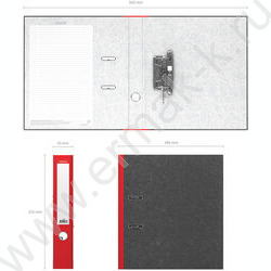 Файл 50мм мраморный разборный красный | Фото 4