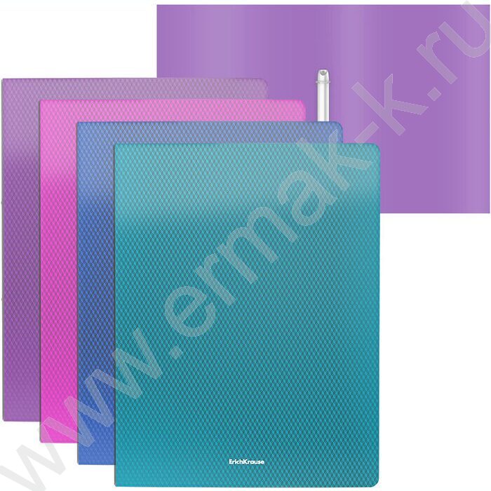 Папка 2 кольца 24мм Diagonal Vivid ассорти | Фото 1