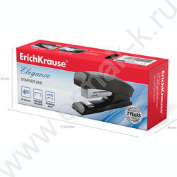 Степлер №24/6  20л пластик Elegance half-strip /2режима скрепления/ ассорти | Фото 4