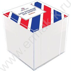 Бумага д/записей  9*9*9см пласт/бокс белый  80г/м², 90% | Фото 1