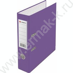 Файл 80мм PP собранный метал.окантовка фиолетовый с карманом | Фото 1