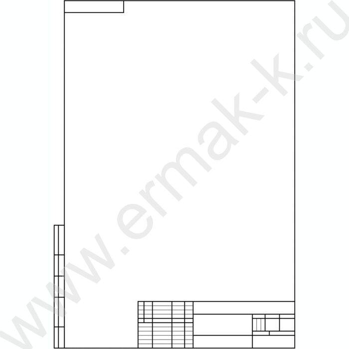 Папка д/черчения А3 10л 180г/м² с/р вертикальная студенческая "Классика" | Фото 2