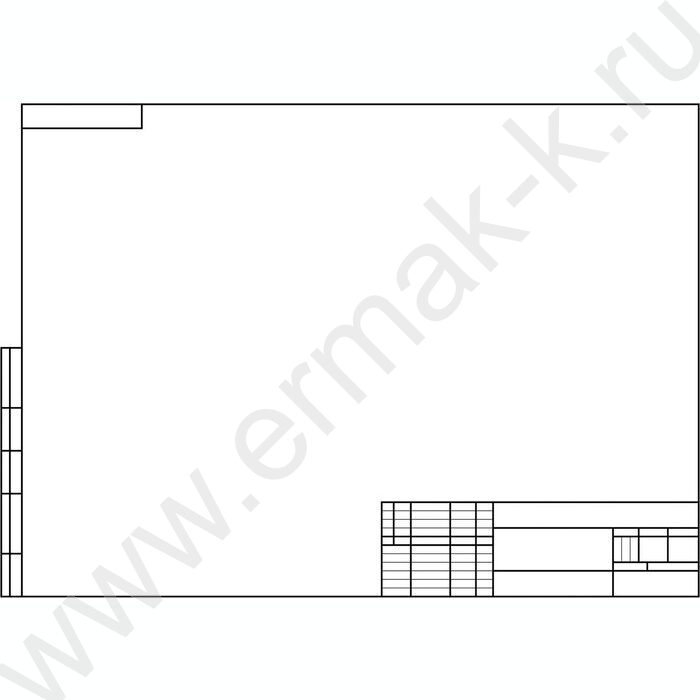 Папка д/черчения А3 10л 180г/м² с/р горизонтальная студенческая "Классика" | Фото 2