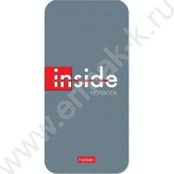 Блокнот  48л А6 "INSIDE" /линейка /фигурная высечка /4вида | Фото 1