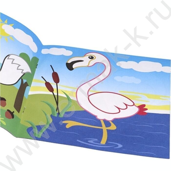 Раскраска 215*215 Для самых маленьких.Дикие животные | Фото 3