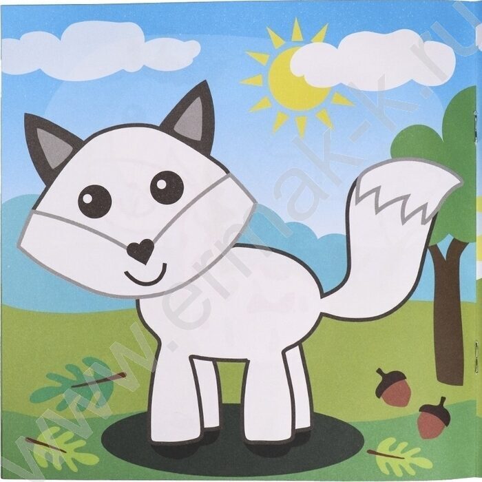 Раскраска 215*215 Для самых маленьких.Дикие животные | Фото 5