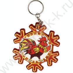 Брелок Снежинка ПВХ | Фото 1