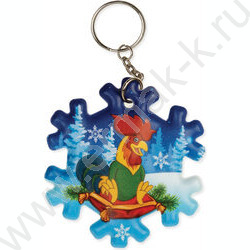 Брелок Снежинка ПВХ | Фото 1