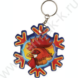 Брелок Снежинка ПВХ | Фото 1