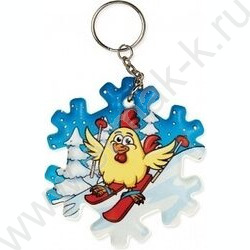 Брелок Снежинка ПВХ | Фото 1