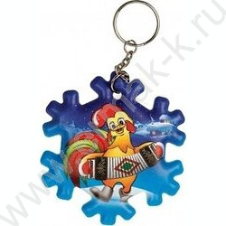 Брелок Снежинка ПВХ | Фото 1