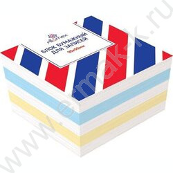 Бумага д/записей  9*9*5см цветной 65 г/м², 90% | Фото 1