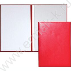 Папка адресная "Чистая" бум/винил красная | Фото 1
