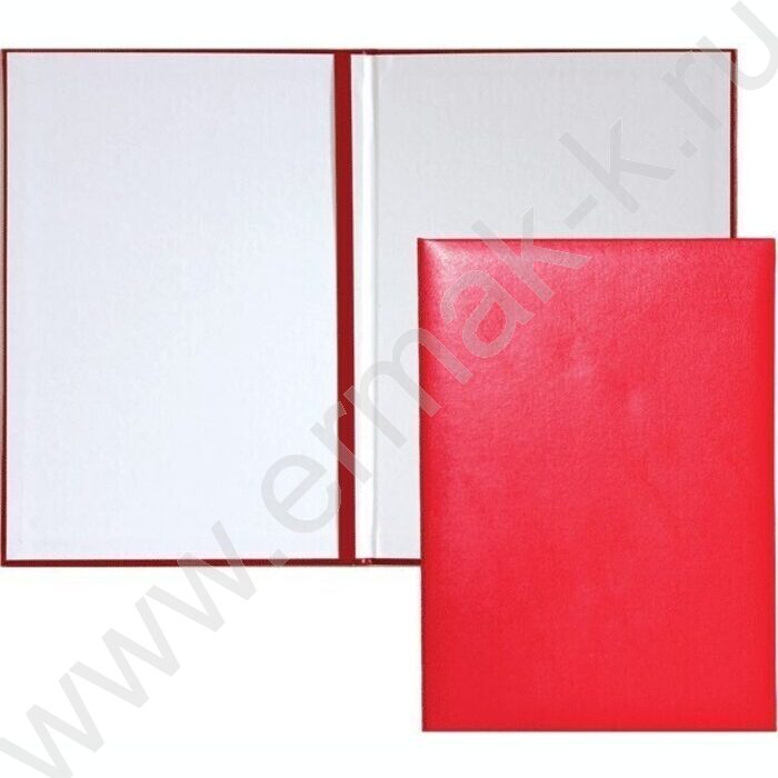 Папка адресная "Чистая" бум/винил красная | Фото 1