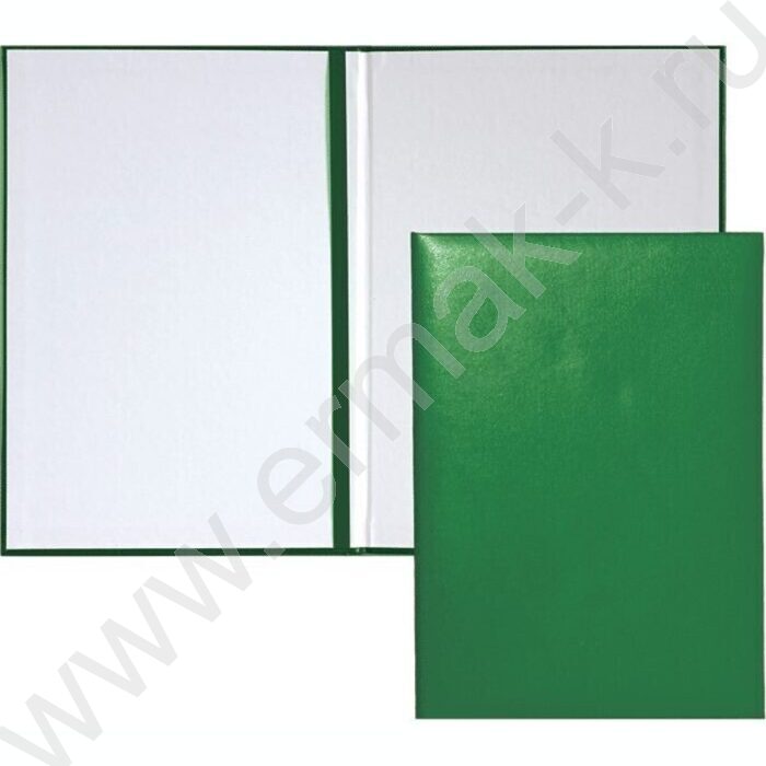 Папка адресная "Чистая" бум/винил зеленая | Фото 1