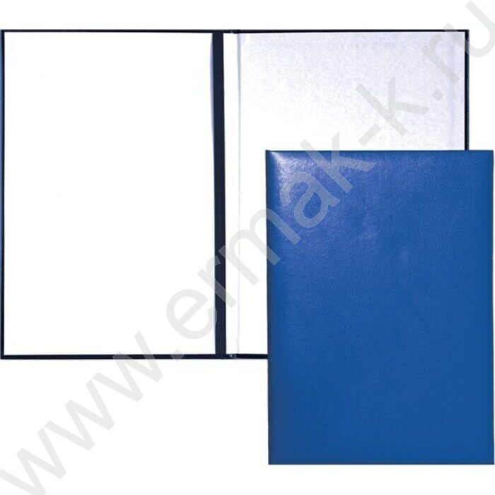 Папка адресная "Чистая" бум/винил синяя | Фото 1