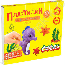 Пластилин  10цв 150г Каляка-Маляка+стек д/творчества | Фото 2