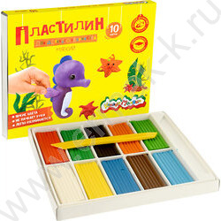 Пластилин  10цв 150г Каляка-Маляка+стек д/творчества | Фото 4
