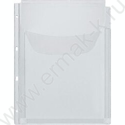 Файлы (мультифора) А4 140мкм расширением с клапаном до 250л, 4отв, ПВХ | Фото 2