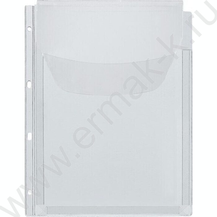 Файлы (мультифора) А4 140мкм расширением с клапаном до 250л, 4отв, ПВХ | Фото 2