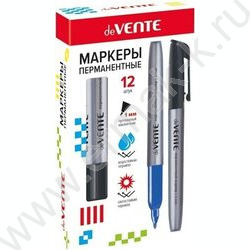 Маркер перм. /черный/ 1мм круг | Фото 4