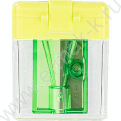 Точилка 1отв. пластик Cubic ассорти /дисплей | Фото 3