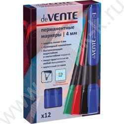 Маркер перм. /синий/ 4мм круг | Фото 2