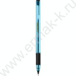 Ручка шар Triolino Pastel синяя 0,7мм /игла, трехгран. корпус - ассорти, резин. держатель | Фото 3