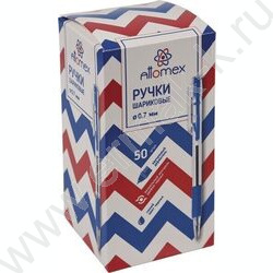 Ручка шар авт синяя 0,7мм /прозрачный корпус, резиновый держатель | Фото 2