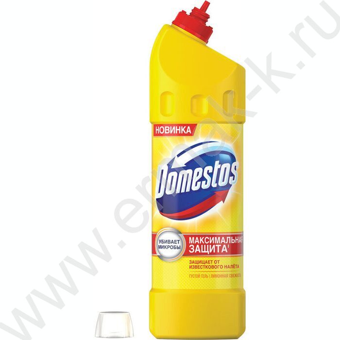 Чистящее средство универсальное Domestos "Лимонная свежесть" 1л /гель | Фото 3