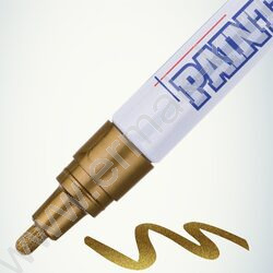 Маркер-краска /золото/ 4мм круг | Фото 3