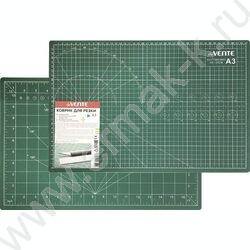 Коврик д/резки  А3 пластик / толщина 3мм, двухсторонний, трехслойный | Фото 1