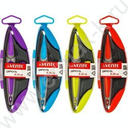 Циркуль пл.футляр с блистерным подвесом /ассорти | Фото 1