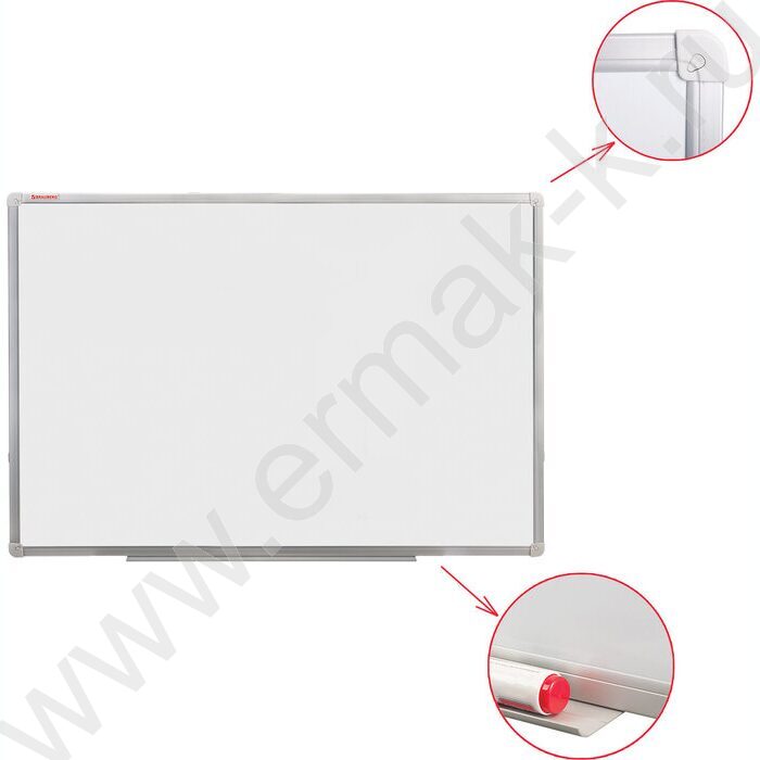 Доска магнитно-маркерная 100*150см, алюм.рамка /лаковое покрытие | Фото 4