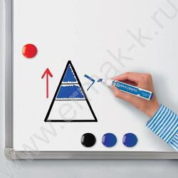 Доска магнитно-маркерная 100*150см, алюм.рамка /лаковое покрытие | Фото 8