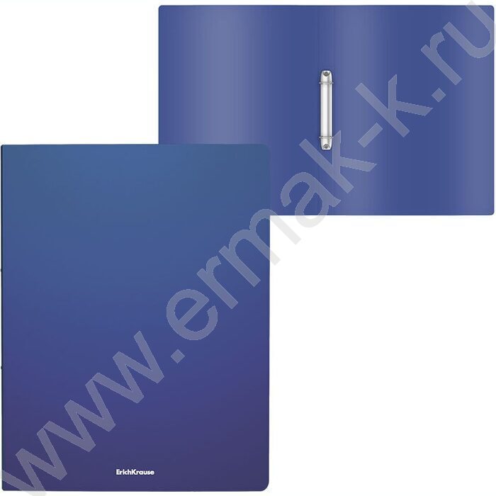 Папка 2 кольца 24мм Matt Classic /синяя | Фото 1