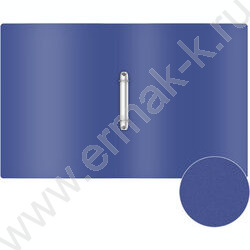 Папка 2 кольца 24мм Matt Classic /синяя | Фото 2