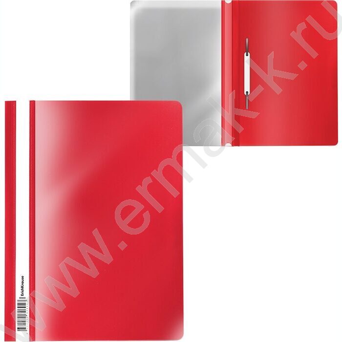 Скоросшиватель пл  Fizzy Classic /красный | Фото 3