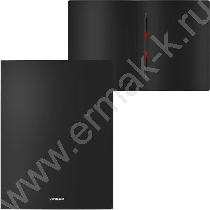 Папка с бок.пруж.скоросшивателем Matt Classic черный | Фото 1