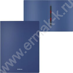 Папка с бок.пруж.скоросшивателем Matt Classic синий | Фото 1