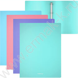 Папка 4 кольца 24мм Matt Pastel ассорти | Фото 1